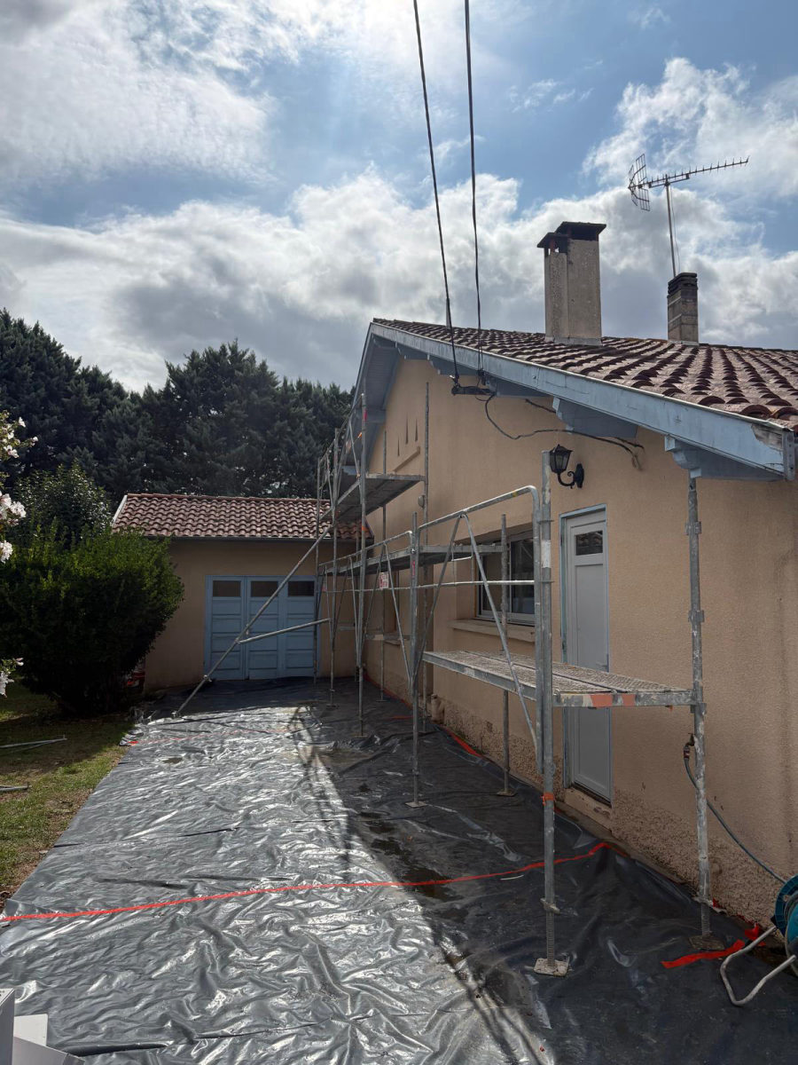 Façade avant travaux — isolation thermique par l'extérieur à Villenouvelle (31290)
