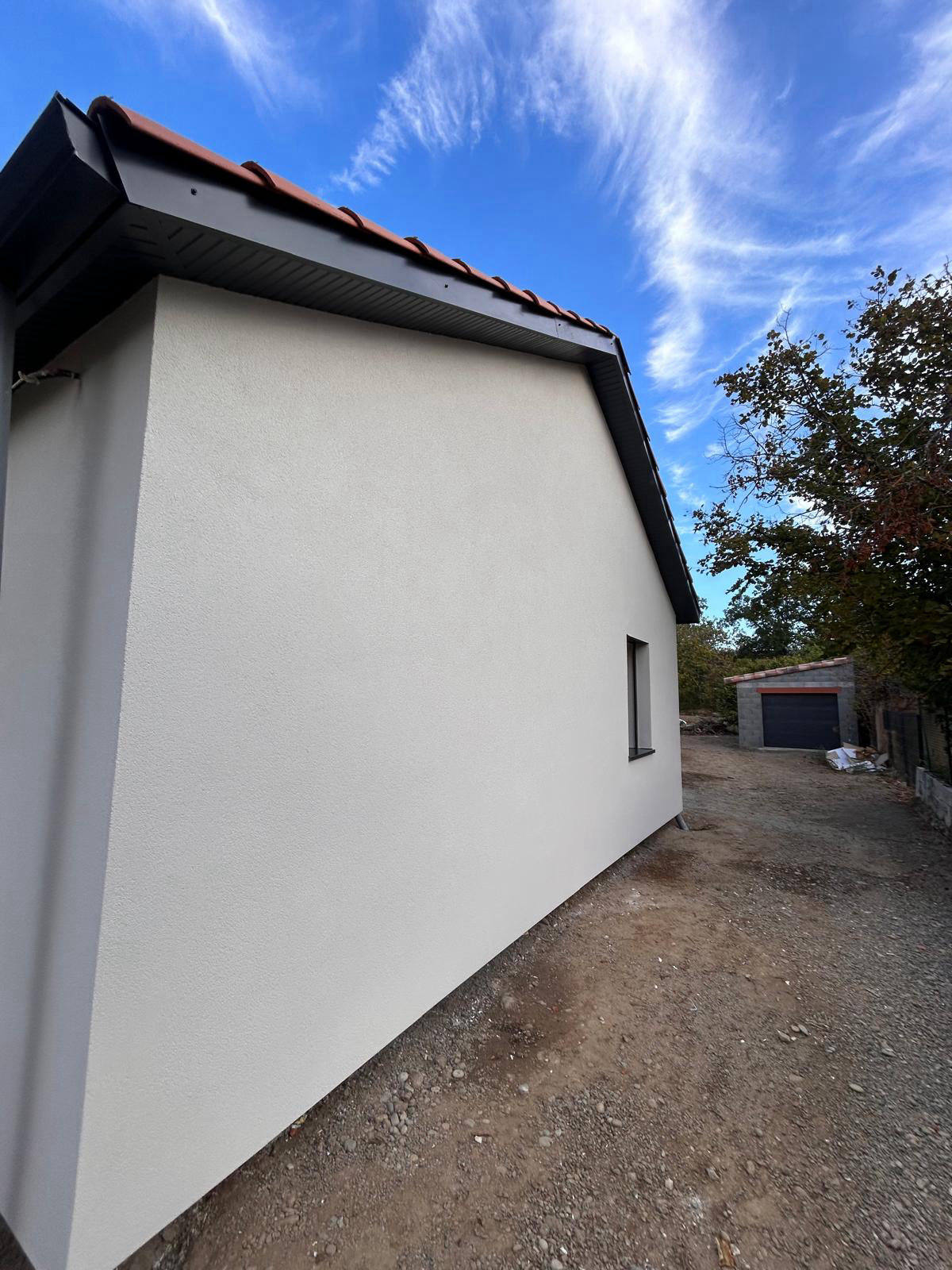 Pignon après travaux — isolation thermique par l'extérieur à Toulouse (31000)
